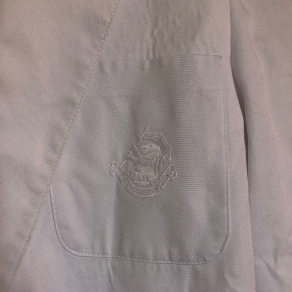 Vintage White Cotton Blend Loose Fit Blazer Large - Picture 3 of 9